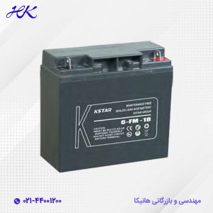 باتری یو پی اس کی استار 18 آمپر 12 ولت