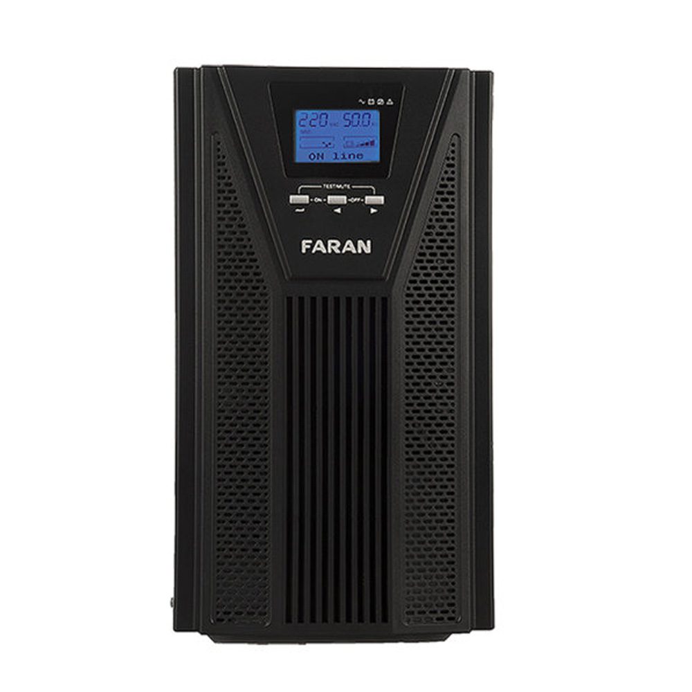 یو پی اس فاران مدل titan plus ظرفیت 3KVA (باتری خارجی) 2 ظاهر یو پی اس فاران مدل titan plus ظرفیت 3kva